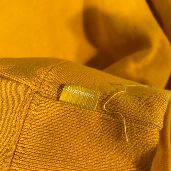 Supreme S/S 18 Sideline Hoodie Gold/Purple Size S - Picture 4 of 8
